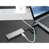 USB Centrmezgls Conceptronic 110519607101 Sudrabains