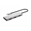 USB Hub Conceptronic 110519707101 Silver