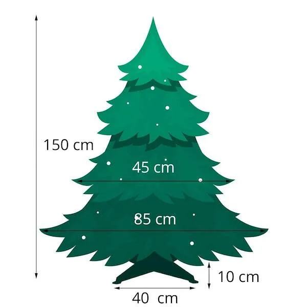 Christmas tree-diamond Springos CT0076 150cm