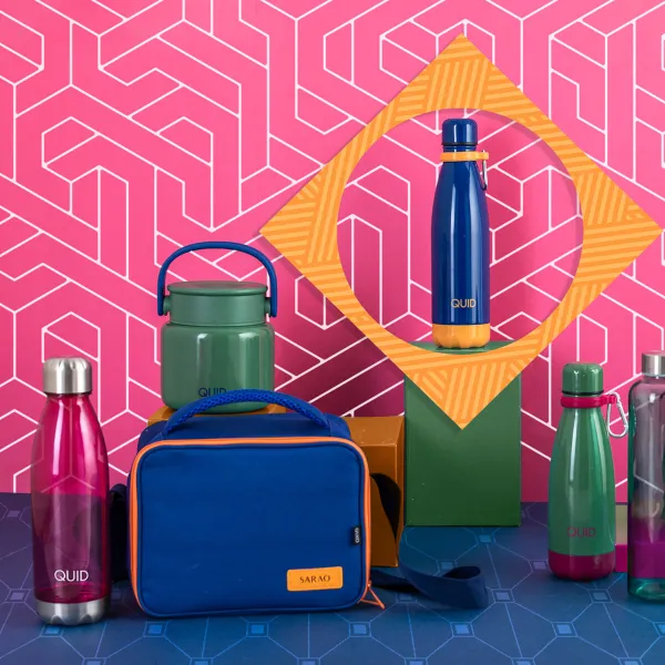 Vandens butelis Quid Sarao Rožinė Plastmasinis 750 ml (24 vnt.)