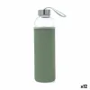 Vandens butelis Quid Quidate Žalia stiklas 600 ml (12 vnt.)