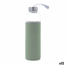 Бутылка с водой Quid Quidate Серый Cтекло 600 ml (12 штук)
