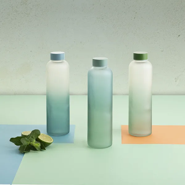 Vandens butelis Quid Quidate Žalia stiklas 600 ml (12 vnt.)