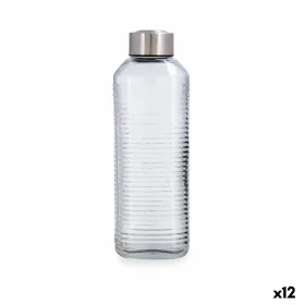 Бутылка с водой Quid Velvet Прозрачный Cтекло 1 L (12 штук)