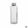 Vandens butelis Quid Velvet Skaidrus stiklas 1 L (12 vnt.)