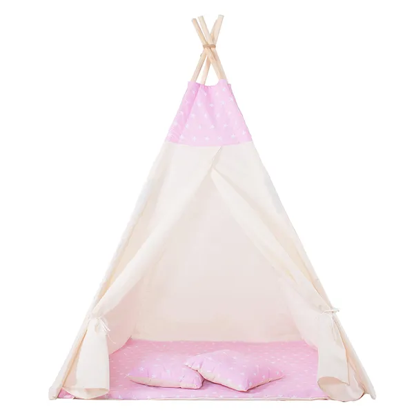 Tipi tent Springos TIP12, pink