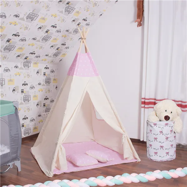 Tipi tent Springos TIP12, pink