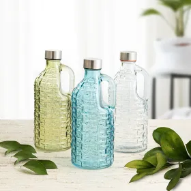 Бутылка с водой Quid Calypso Зеленый Cтекло 1 L (12 штук)