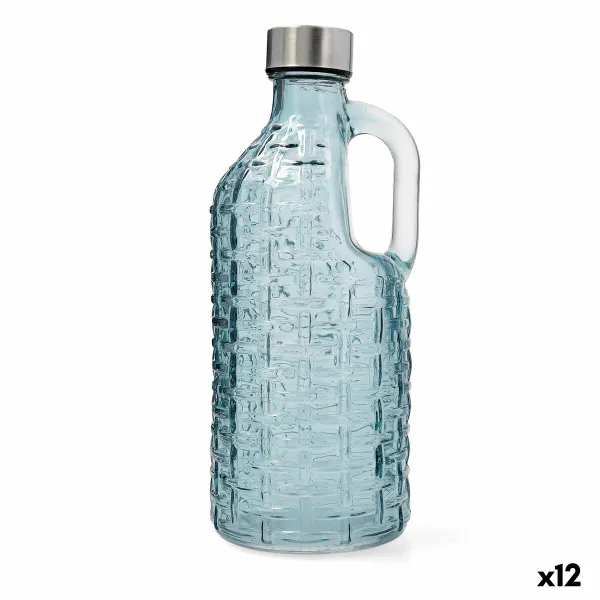 Vandens butelis Quid Calypso Mėlyna stiklas 1 L (12 vnt.)