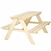 Wooden garden picnic table for children Springos BE003 90x79x50 cm