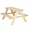 Wooden garden picnic table for children Springos BE003 90x79x50 cm