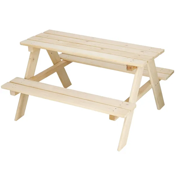 Wooden garden picnic table for children Springos BE003 90x79x50 cm