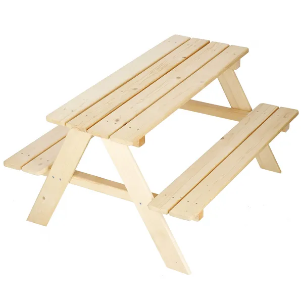 Wooden garden picnic table for children Springos BE003 90x79x50 cm