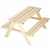 Wooden garden picnic table for children Springos BE003 90x79x50 cm