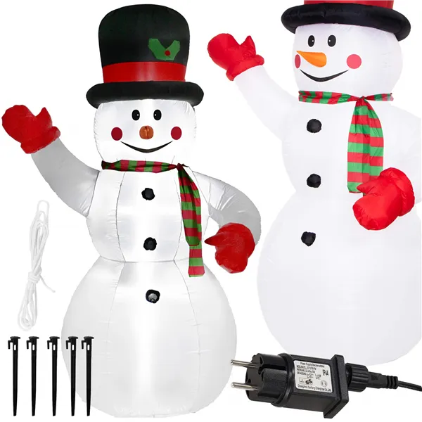 Inflatable snowman IP44 for outdoor Springos CL4055 240 cm