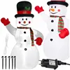 Inflatable snowman IP44 for outdoor Springos CL4055 240 cm