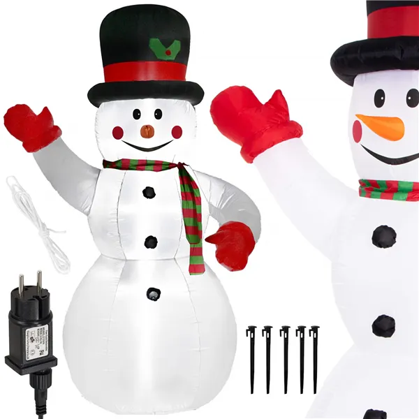 Inflatable snowman IP44 for outdoor Springos CL4055 240 cm