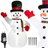 Inflatable snowman IP44 for outdoor Springos CL4055 240 cm