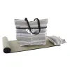 Пляжная сумка DKD Home Decor Синий Коричневый Зеленый Серый Мята PVC Полотно 44 x 23 x 62 cm (2 штук)