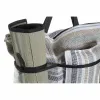 Пляжная сумка DKD Home Decor Синий Коричневый Зеленый Серый Мята PVC Полотно 44 x 23 x 62 cm (2 штук)