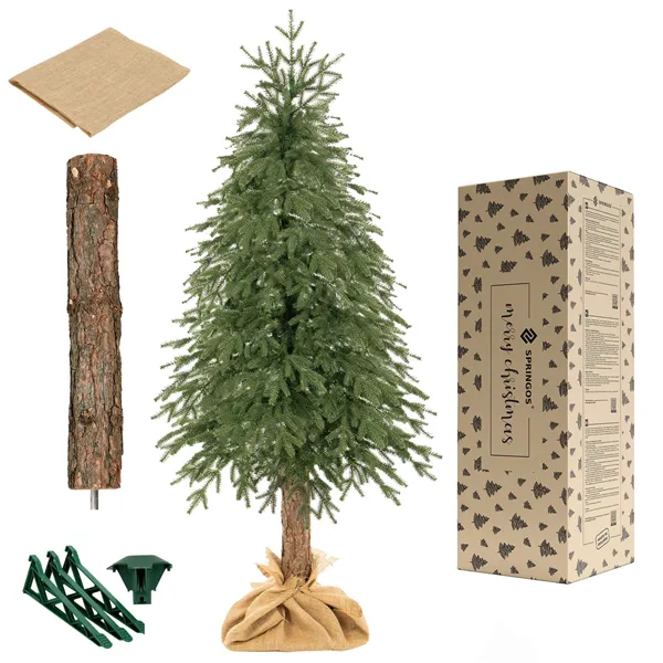 Artificial Christmas tree on a trunk Springos CT0173 220 cm