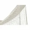 Šūpuļtīkls DKD Home Decor Bēšs Poliesters Kokvilna Ciedra Bārkstis (280 x 100 x 130 cm)