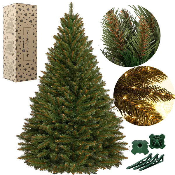 Artificial Christmas tree Springos CT0168 200 cm Caucasian