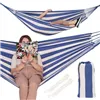 Hammock for two people Springos HM038 200x150 cm - white-blue