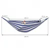 Hammock for two people Springos HM038 200x150 cm - white-blue