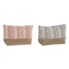 Kelionių reikmenų dėžutė Home ESPRIT Pilka Koralas 25 x 7 x 15 cm (2 vnt.)