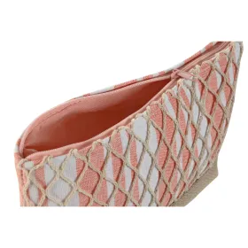 Reisi Tualett-tarvete Kott Home ESPRIT Hall Korallpunane 25 x 7 x 15 cm (2 Ühikut)
