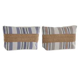 Reisi Tualett-tarvete Kott Home ESPRIT Beež Lillla 25 x 7 x 15 cm (2 Ühikut)