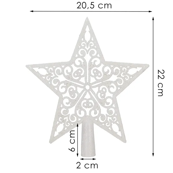 Christmas tree topper Springos CA1278 22 cm