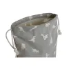 Детска Rаница Чувал DKD Home Decor Balts Pelēks 24 x 2 x 26 cm (2 gb.)