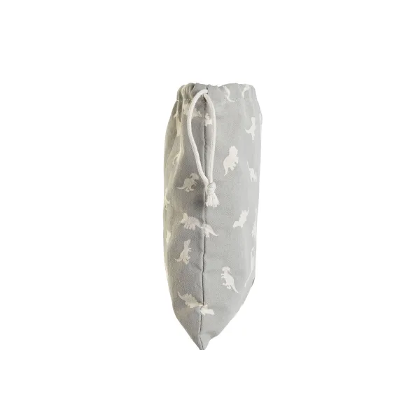 Детска Rаница Чувал DKD Home Decor Balts Pelēks 24 x 2 x 26 cm (2 gb.)