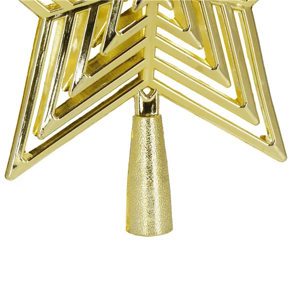 Christmas tree topper Springos CA1277 23 cm gold star