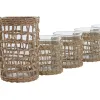 Lasien ja pullon setti Home ESPRIT Luonnollinen Kristalli Kuitu 1 L