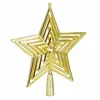 Christmas tree topper Springos CA1277 23 cm gold star