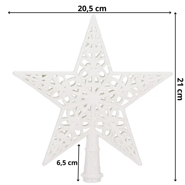 Christmas tree topper Springos CA1280 21 cm