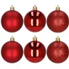 Christmas tree baubles Springos CA009 10 cm, set of 6