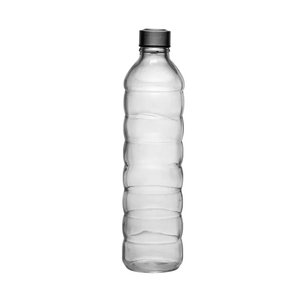 Butelis Versa Skaidrus stiklas Aliuminis 1,22 L 8,5 x 33,2 x 8,5 cm