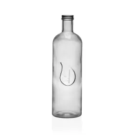 Bottle Versa Glass Aluminium Drop 1,6 L 9,8 x 32,5 x 9,8 cm