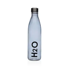 Бутылка с водой Versa Синий Cтекло Алюминий 1 L 8 x 31 x 8 cm