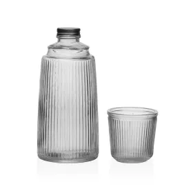 Бутылка с водой Versa Cтекло Алюминий 10,3 x 26 x 10,3 cm