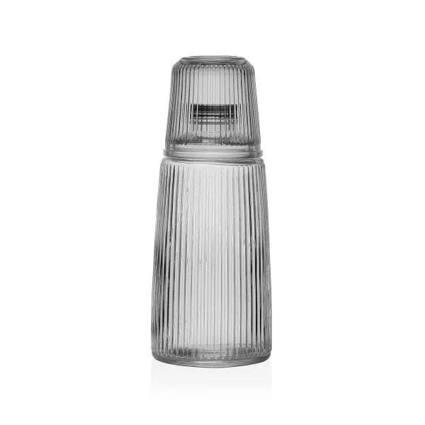 Бутылка с водой Versa Cтекло Алюминий 10,3 x 26 x 10,3 cm