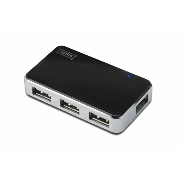 USB-jaotur Digitus DA-70220 Must Must/Hall