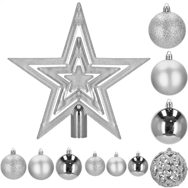 Christmas tree baubles Springos CA0020 set of 100