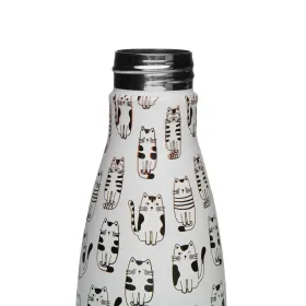 Water bottle Versa Steel Cat 7 x 27 x 7 cm