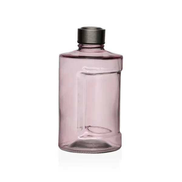 Vandens butelis Versa Rožinė stiklas Aliuminis 900 ml 10 x 19 x 10 cm