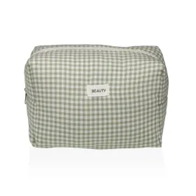 Reisi Tualett-tarvete Kott Versa Vichy Roheline Polüester 12 x 16 x 24 cm